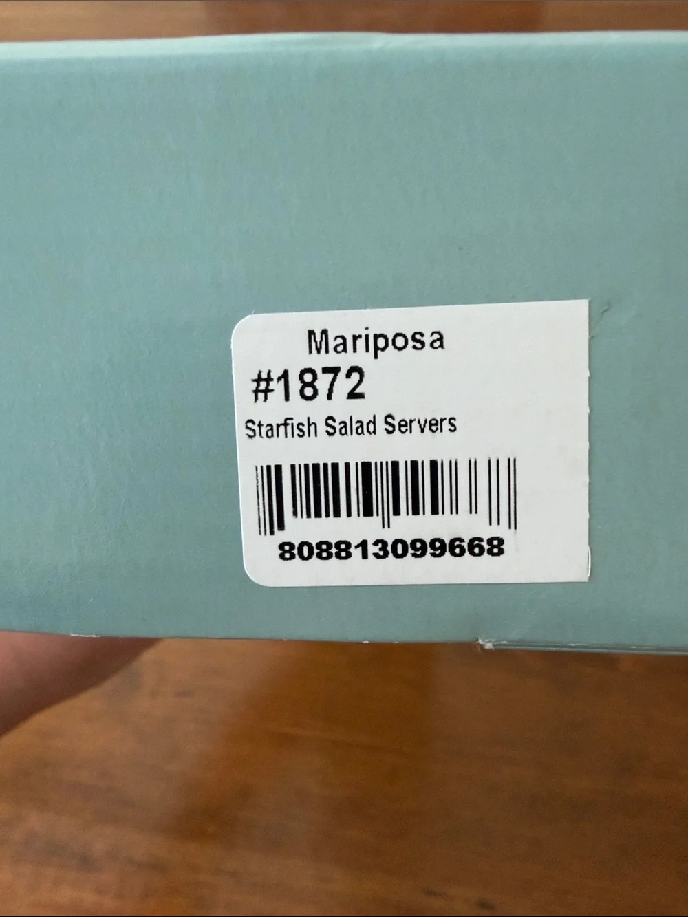 New in Box Mariposa Starfish Salad Serving Set